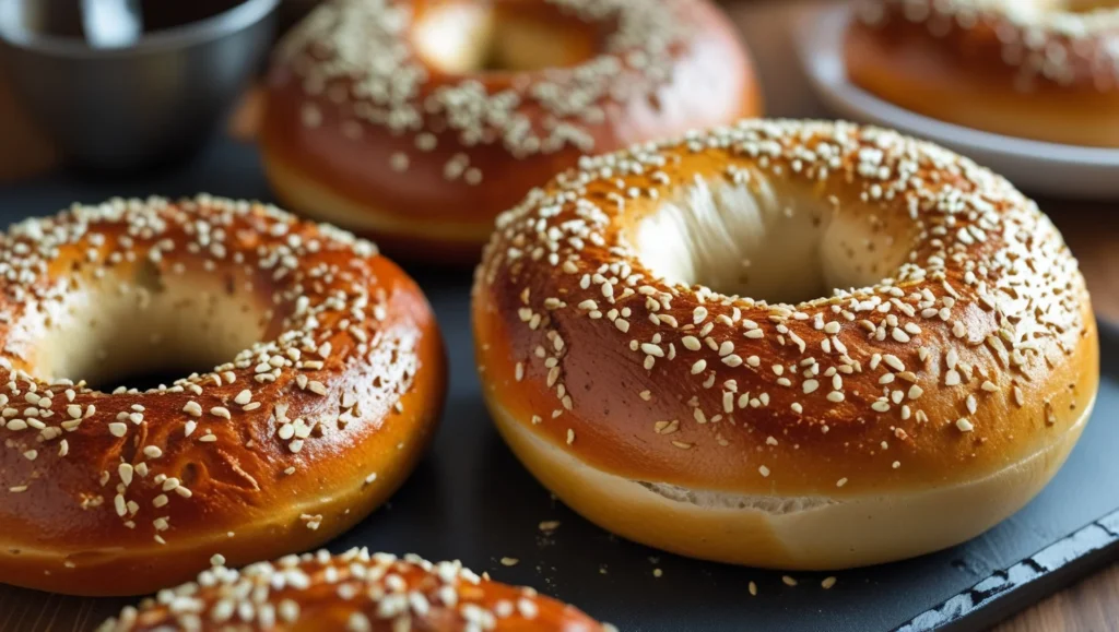 2 Ingredient High Protein Bagels 