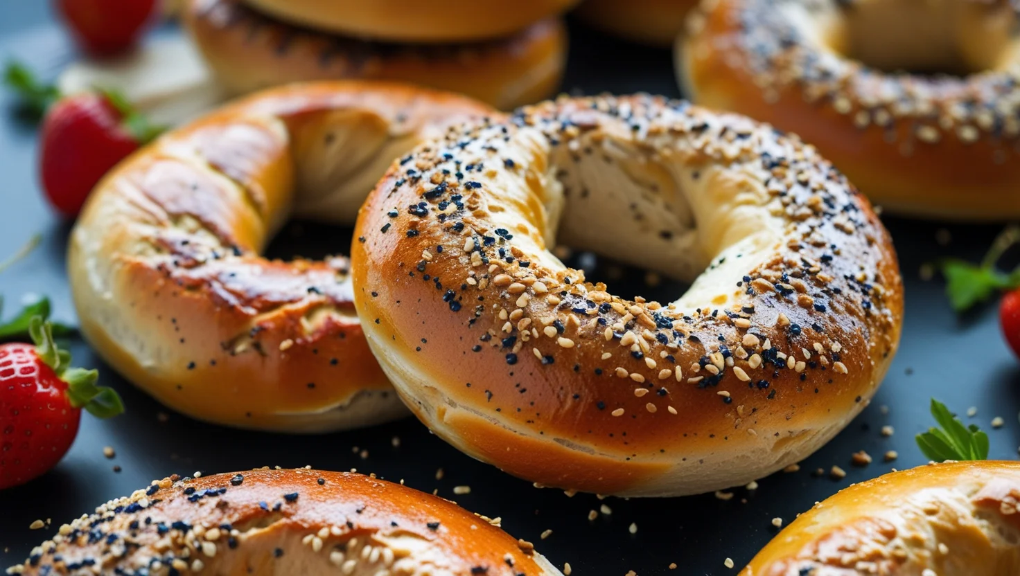 2 Ingredient High Protein Bagels