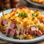 Cheesy Ham And Hash Brown Casserole