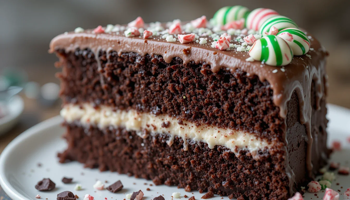 Chocolate Peppermint Cake