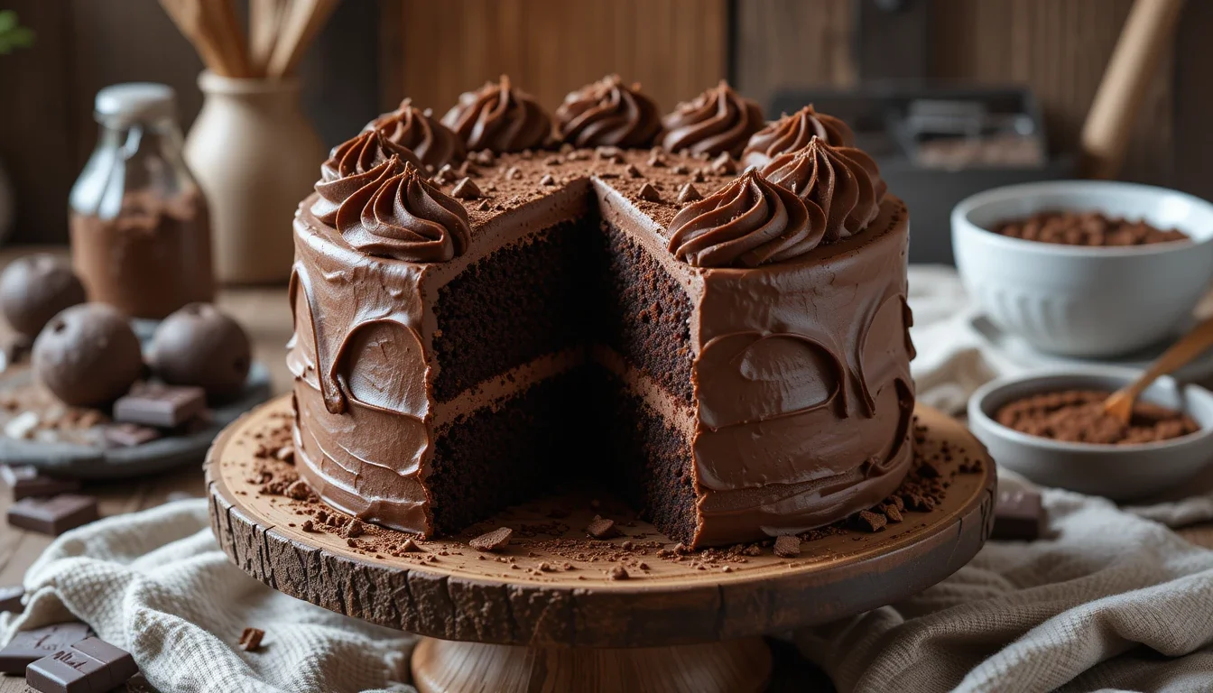 Homemade Chocolate Cake