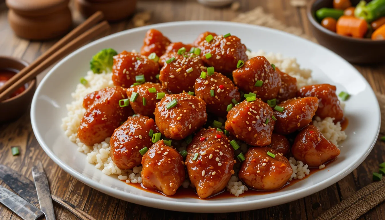 Sticky Chilli Chicken