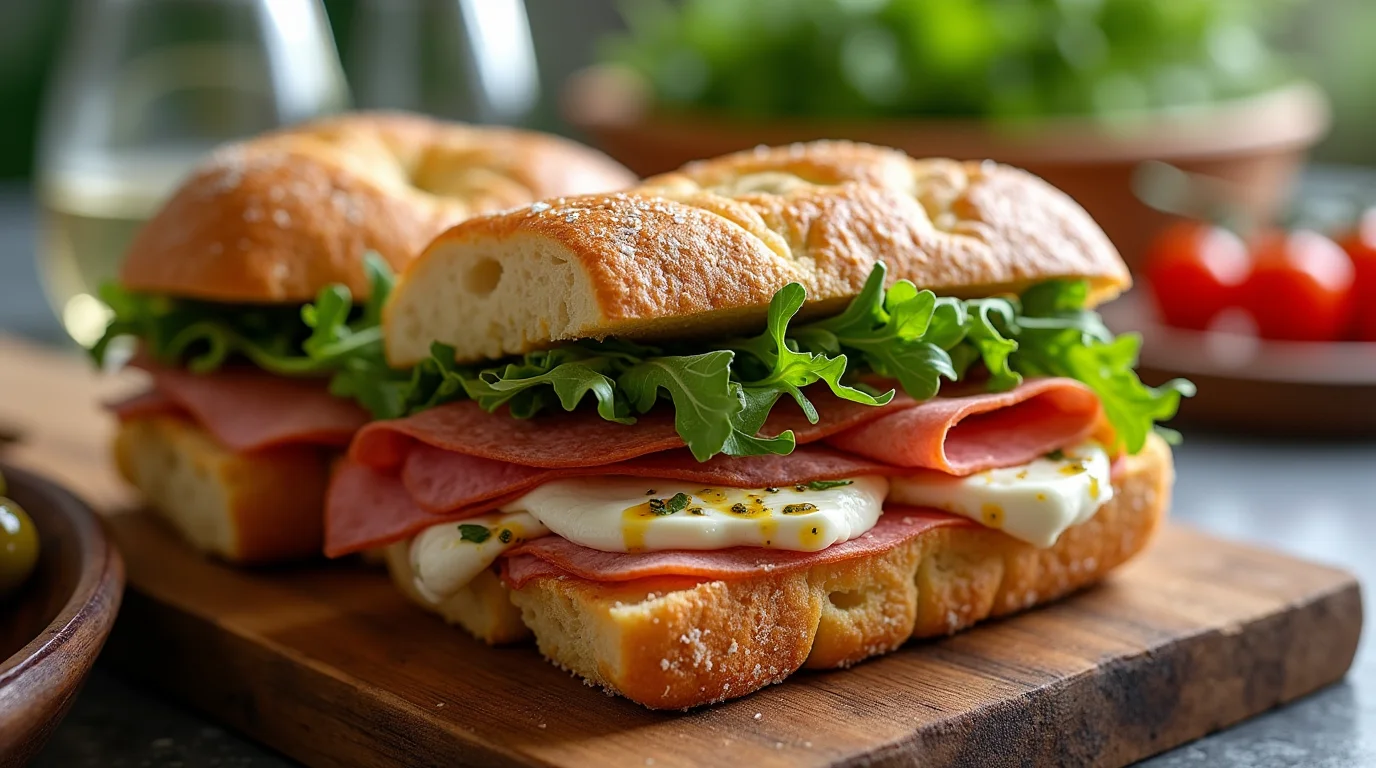 Mortadella Sandwich